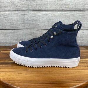 Converse Chuck Taylor All Star Hiker Navy Suede Shoe 565237C Women’s Size 9